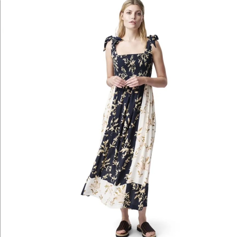 Ganni St Pierre Crepe Maxi Dress